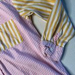 Nordstrom Women’s Mixed Stripe Button Down Shirt Pink Yelloww Photo 3