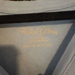 Faded Glory  Soft Sky Blue V-Neck Tee Photo 1