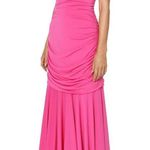 Rene Ruiz Hand Draped 2 in 1 Zip Off Stretch Knit Dress Pink Women’s Sz 6 NWT Photo 3