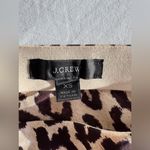 J.Crew  Gwyneth slip Satin skirt in leopard XS Photo 2