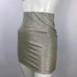 BCBGeneration  Metallic Bodycon Mini Skirt Photo 11