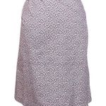 J.Crew Vintage purple and white 100% cotton skirt with POCKETS. Size 14. EUC Photo 0