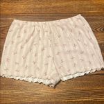 Pink Rose Pink Lace Trim Shorts Photo 0