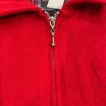 Tracy Evans VTG Jacket Women L Red Wool Blend Flannel Lined Full Zip Photo 2