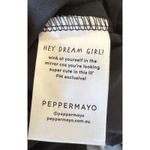 Peppermayo Puff Sleeve Victorian Mini Dress Black Size 6 NEW Photo 6