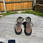 Seychelles  Women's Brown Lace-Up Leather Platform Boots size‎ 9 Photo 1