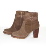 Tory Burch Leigh Lug Sole Booties In River Rock/ River Rock Size 8 Photo 0