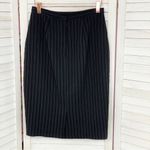 Donna Rae Ribbed Monochrome Stripe Pencil Skirt Black 4‎ Black Photo 6