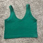 Urban Outfitters  Ribbed Green tank top Photo 0