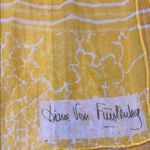 Vintage Diane Von Furstenberg scarf Yellow Photo 1