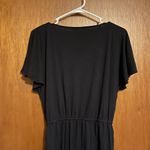 J.Crew Woman's Black Mini Casual Short Sleeve Dress Size XS Photo 4