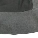 Loft Black and Heathered Grey Crewneck Sleeveless Peplum Blouse Photo 2