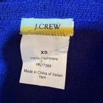 J.Crew Italian Cashmere Hoodie XS Blue 100% Full Zip Sweater Jacket FA07 Photo 10