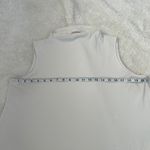 Eileen Fisher Womens White High Neck Sleeveless Top in White Size Large Organic Photo 4