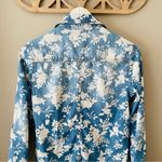Urban Outfitters BDG by Floral Denim Button Down Shirt Blue Sz Small Photo 6