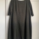 Miss Avenue Avenue Lace Up midi dark green shirt sleeve Dress Size 22/24 Photo 5