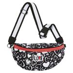 Brighton Endless Love Belt Bag Sling Fanny Pack Valentines Heart Design Photo 0