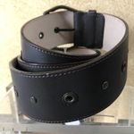 Donald Pliner Belt Expresso Leather Metal Studs 2" Wide Adjustable New NWT $190 Brown Photo 2