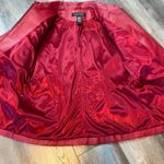 Dialogue  Vintage Red Leather Jacket Western Jacket Photo 3
