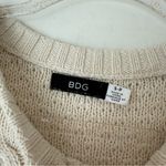 Urban Outfitters  BDG Cream Cable Knit Sweater S Photo 1