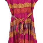 Merrell  Colorful Tie Waist Dress 3/4 Sleeve Women’s Size Medium Photo 9