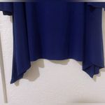 American City Wear Women’s 3/4 sleeve Blouse Top Shirt 3X Color Blue Round Neck Photo 1