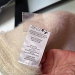 Kut From The Kloth Faux fur collar Sweater Jacket Oatmeal & Maroon Burgundy Photo 3