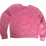 Barbie Women’s Pink &White Crew Neck Long Sleeve Heart Print Sweatshirt Sz XL Photo 9