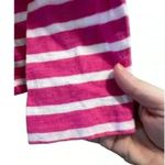 Ralph Lauren Sport Long Sleeve Crew Neck Blouse Pink White Size Medium Photo 2