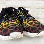 Adidas Shoes Women Size 7 ZX Flux Rainbow Animal Print Running Sneakers Athletic Photo 5