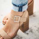 VICI Cooper Block Heeled Sandal 7.5 EUC Photo 2