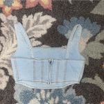 Gianni Bini NWT GB denim crop top size S Photo 2
