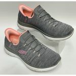 Skechers Slip-Ins Shoes Womens Size 7.5W Summits Hands Free Grey Pink Walking Photo 1