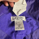 Lavon Lady  Vintage 90s Full Zip Jacket Windbreaker Retro Size Medium Pockets Photo 5