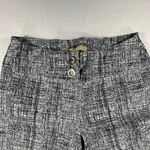 Hope & Harlow • Stretch Capri Women Size Small Pull On Ankle Slit Office Classic Black Photo 1