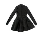 Mustard Seed  Black Sheer Striped Romper. Small. NWT. Statement belt not included Photo 1