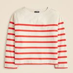 J.Crew  Mariner jersey relaxed boatneck T-shirt in stripe Photo 0