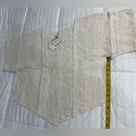 WOMEN CASUAL TOP IN CREAM, CREW NECK WITH V Photo 5