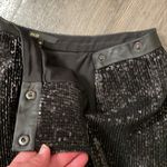 Maje  Black Sequins Mini Skirt Photo 3
