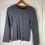 J jill long sleeve compassion tee gray crew neck basic everyday size M minimal Size M Photo 0