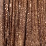 Free People Last Dance Asymmetrical Bronze Rust Sequin Skirt Size Small NWT Photo 5