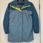 Patagonia  Skyforest Blue Zipup Hooded Parka Jacket Photo 0