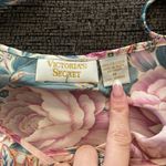 Victoria's Secret Vintage  Floral Satin Ruffle Teddy Bodysuit Sz Medium‎ Photo 4