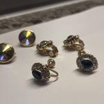 Lot Of 3 Gold Tone Clip On Screw On Clip Photo 7