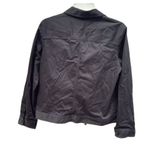 Liz Claiborne  size Medium black denim jacket . Photo 1