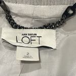 Loft Ann Taylor  Light Gray Pinstripe Blazer Jacket. Size 2 Photo 6