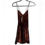 Urban Renewal Elegant Velvet Orange / brown  Dress Photo 1