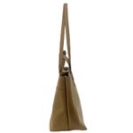 Madewell Medium Essentials Leather East West Tote Bag Carved Wood Tan Photo 6