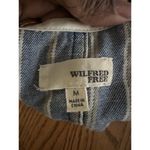 Wilfred Free Aritzia  Blue denim cropped V Neck Tank Top Cropped  Size Medium Photo 3