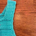 Susan Bristol Vintage Crochet Embroidered Sleeveless Tank Top Petite Small Photo 10